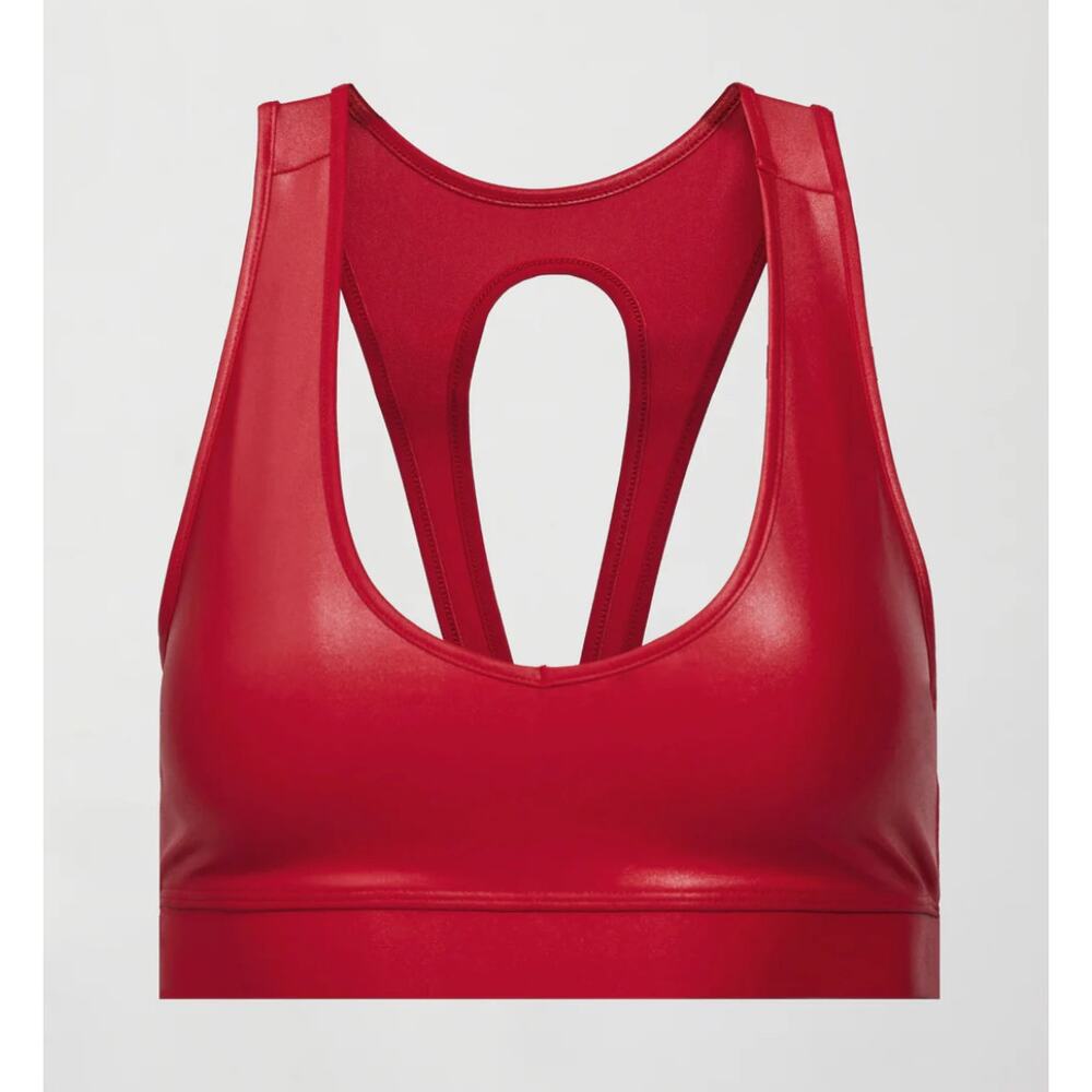 Carbon 38 Crimson Red Action Bra 2.0 Takara Shine Deep Scoop Racerback S Small